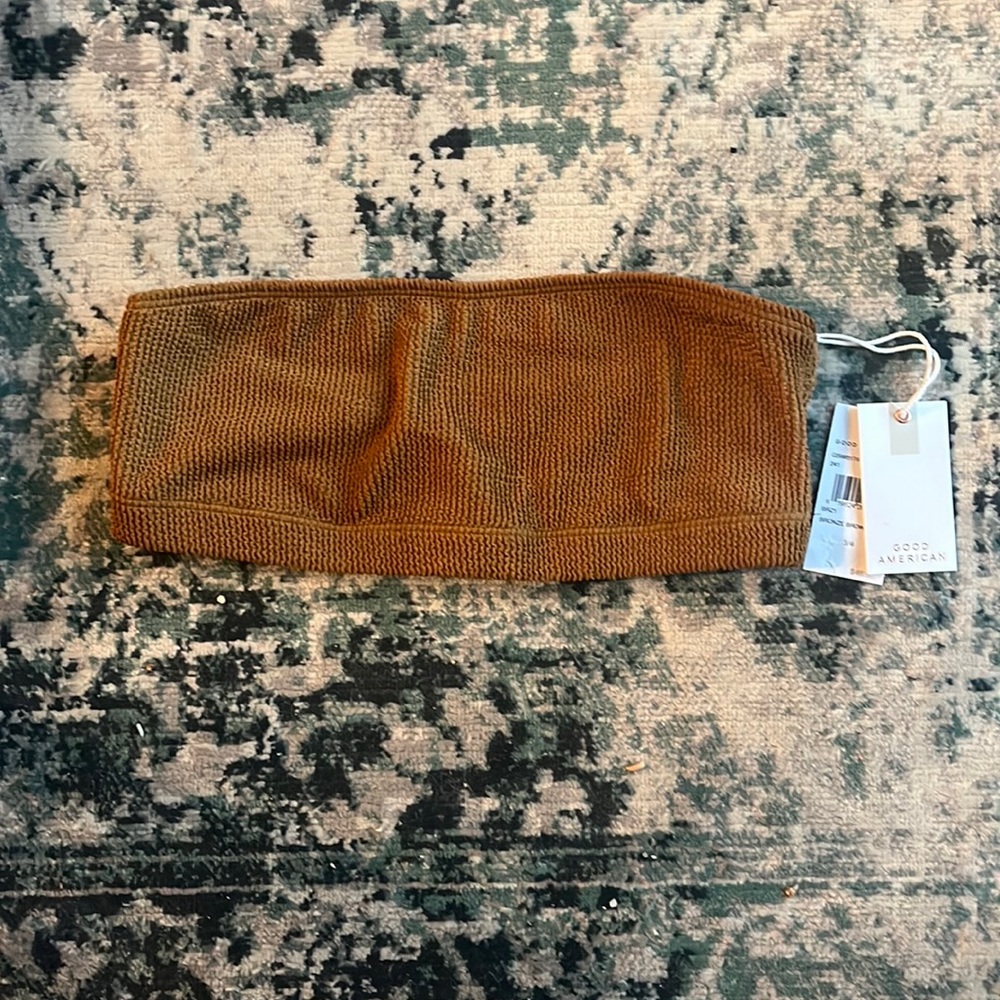 NWT Good American Always Fits "Better Band" bikini tube top (3/4)